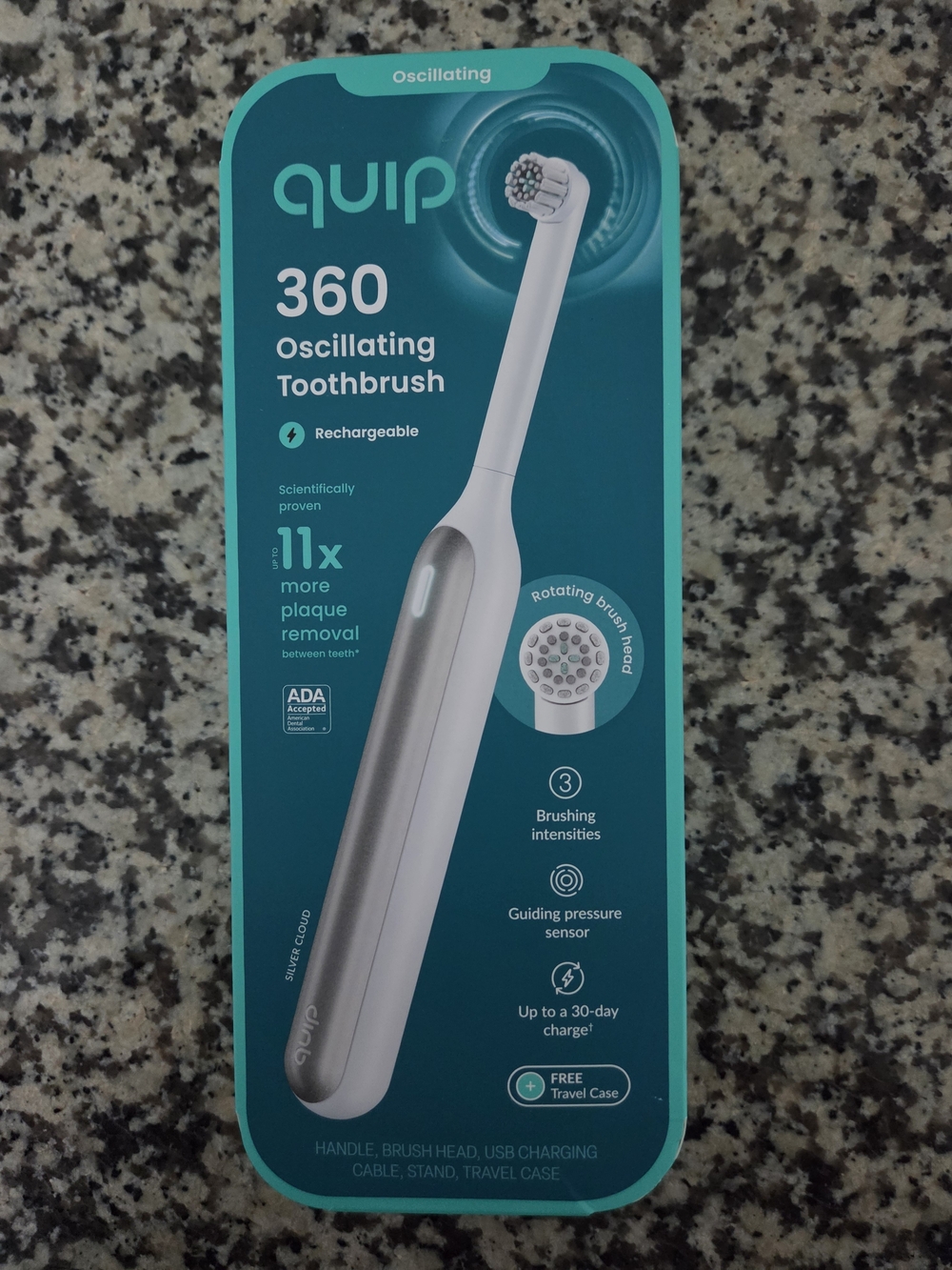 360 Oscillating Toothbrush - Silver